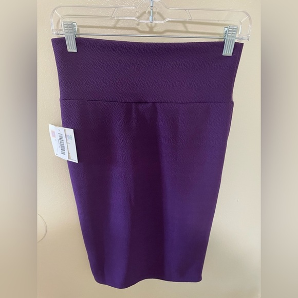 ✨NWT LuLaRoe Purple Pencil Skirt Size XS - Picture 6 of 8